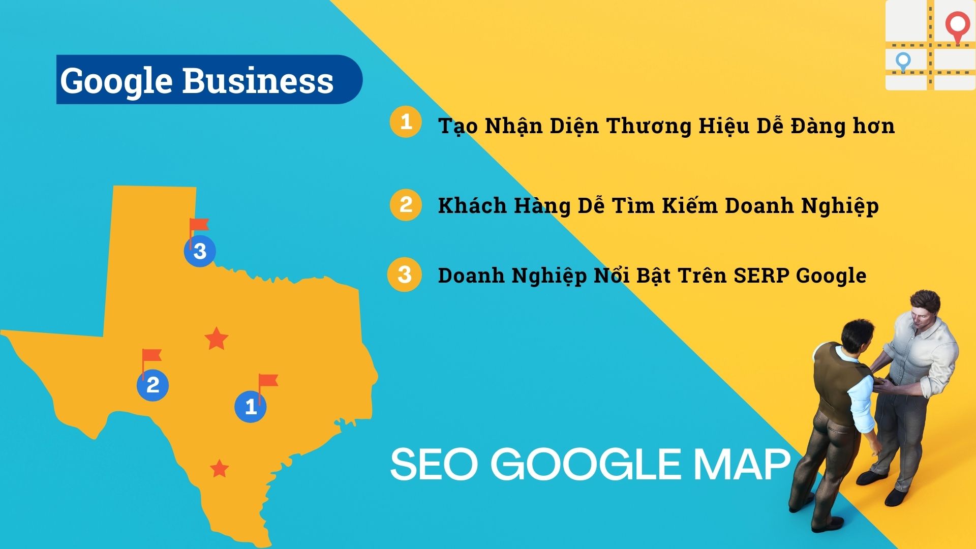 Dịch vụ SEO Google Maps trọn gói, cam kết TOP 3