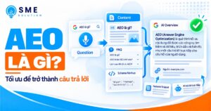 AEO tối ưu nội dung để trở thành câu trả lời trực tiếp