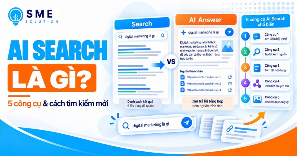 AI Search và sự khác biệt với tìm kiếm truyền thống