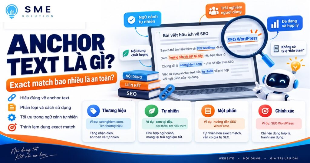 Phân bổ anchor text tự nhiên theo ngữ cảnh