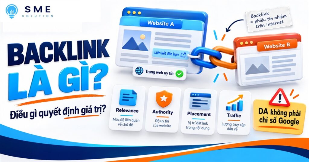 Các yếu tố quyết định giá trị của một backlink