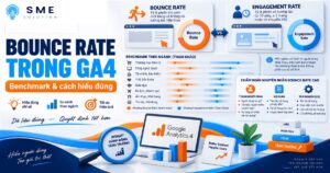 Cách hiểu bounce rate và engagement rate trong GA4