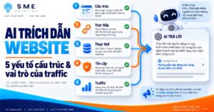 Năm yếu tố giúp website có cơ hội được AI trích dẫn