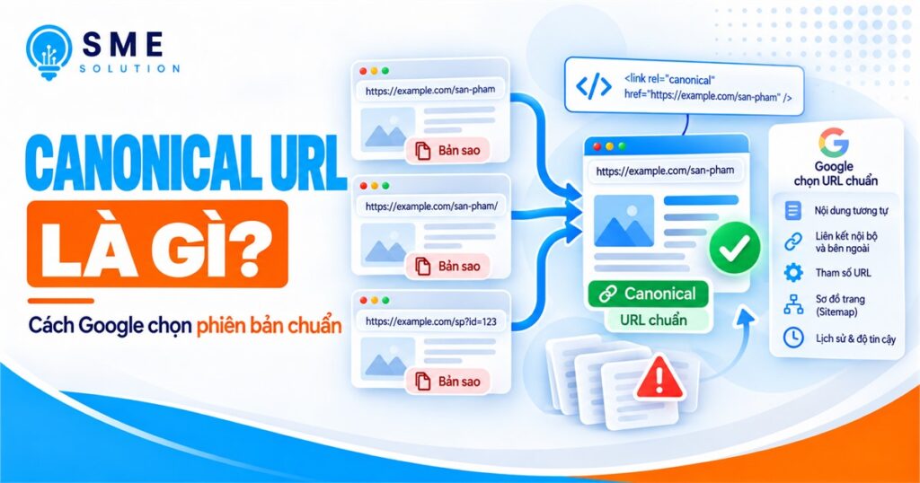 Canonical URL và cách Google chọn phiên bản URL chuẩn