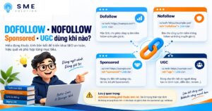 Cách dùng liên kết nofollow sponsored và UGC