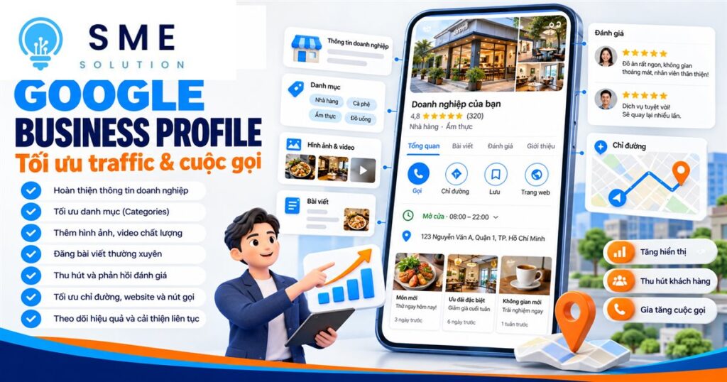 Các thành phần cần tối ưu trên Google Business Profile