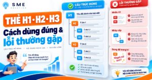 Cấu trúc thẻ H1 H2 H3 đúng và các lỗi thường gặp