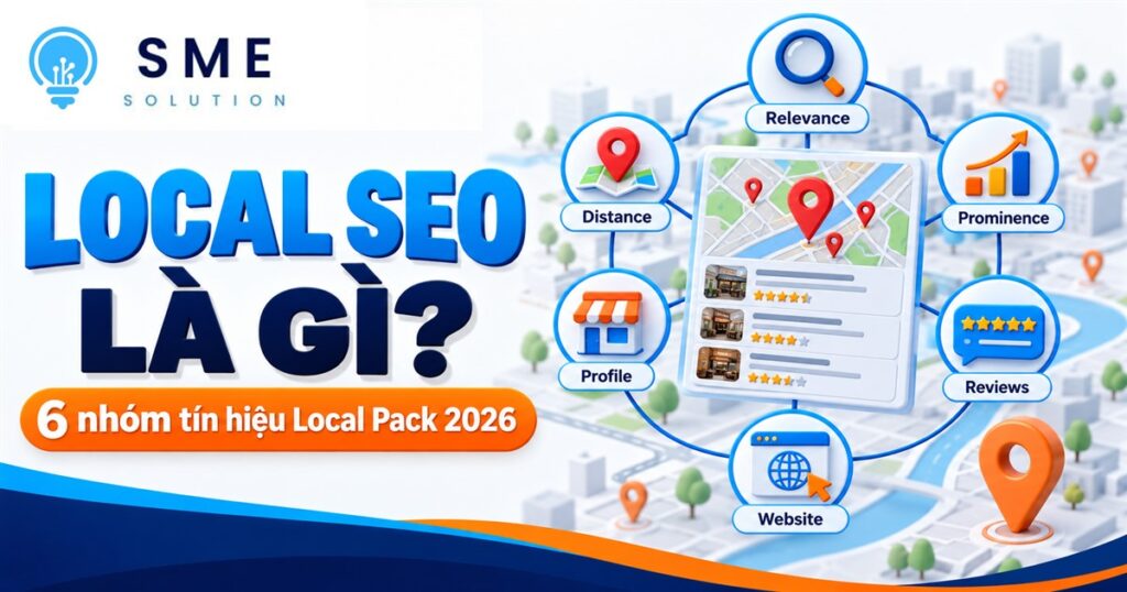 Sáu nhóm tín hiệu ảnh hưởng đến Local Pack
