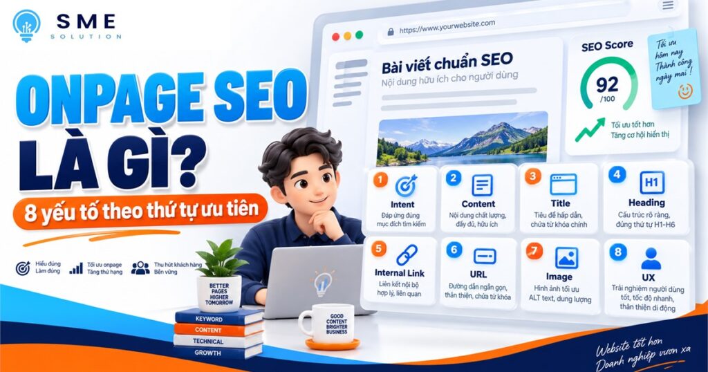 Tám yếu tố Onpage SEO theo thứ tự ưu tiên