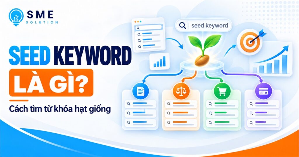 Seed Keyword phát triển thành các nhóm từ khóa theo ý định