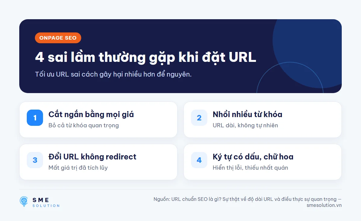4 sai lầm thường gặp khi đặt URL